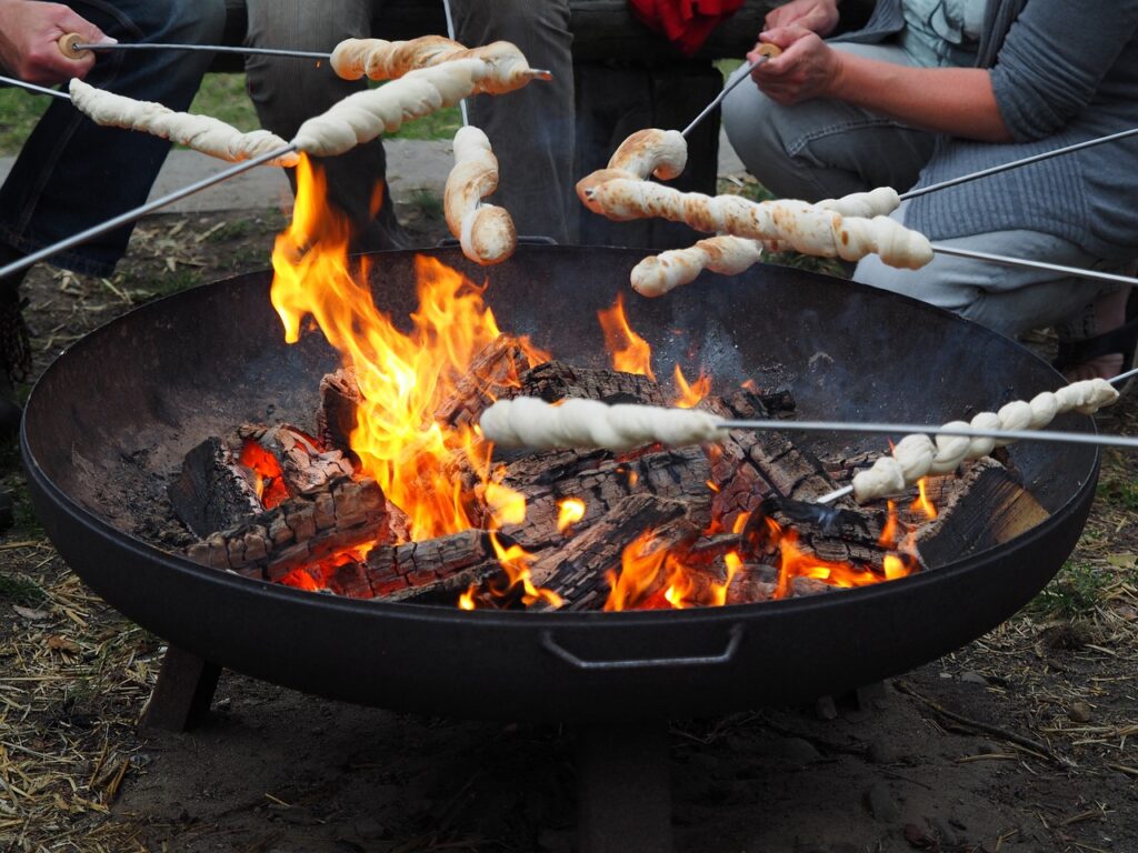 Feuerschale Fr Stockbrot
